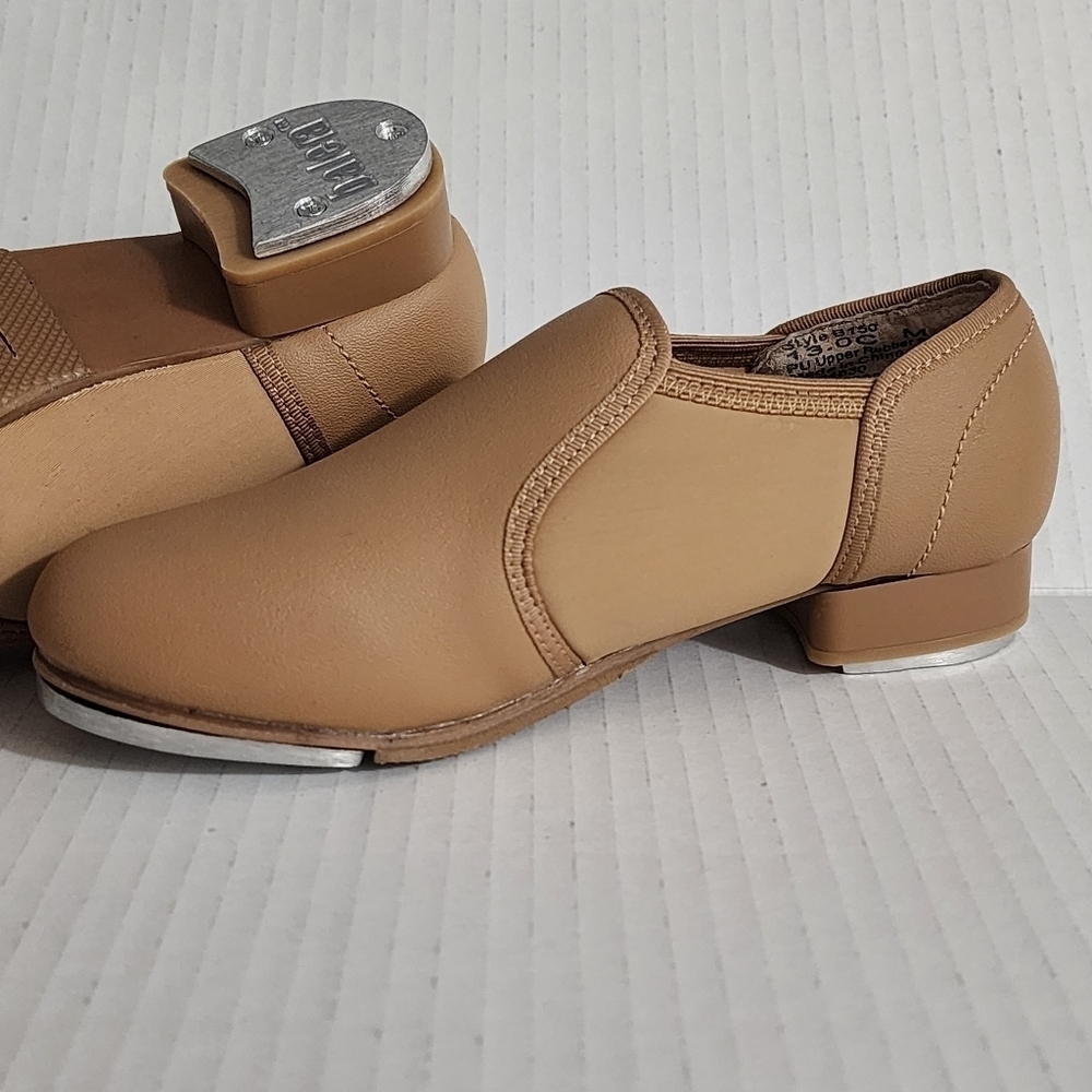 Balera Slip On Tap Shoes - Kid Size - Brand New! Color: Nude